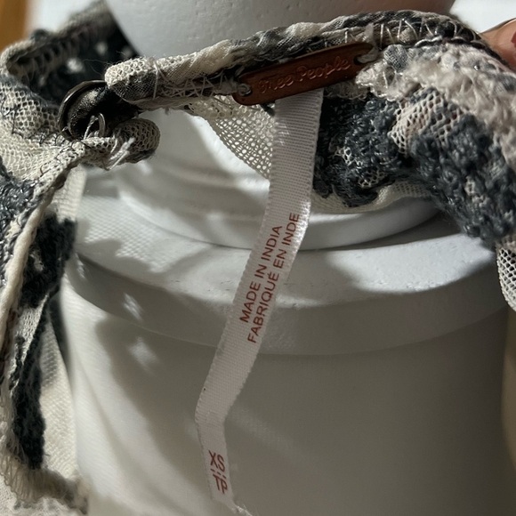 Free people Elsie Sheer Lace Boho Dress in Magnolia Combo in XS - Picture 2 of 10